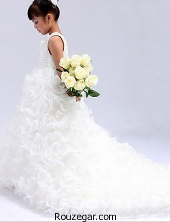 مدل لباس عروس بچه گانه پرنسسی ، مدل لباس عروس بچه گانه پرنسسی 2017، مدل لباس عروس بچه گانه 