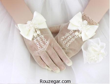 مدل دستکش توری 2017 ، مدل دستکش توری عروس