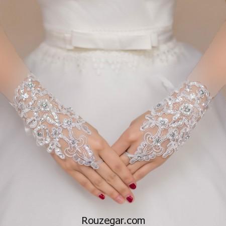 مدل دستکش توری 2017 ، مدل دستکش توری عروس