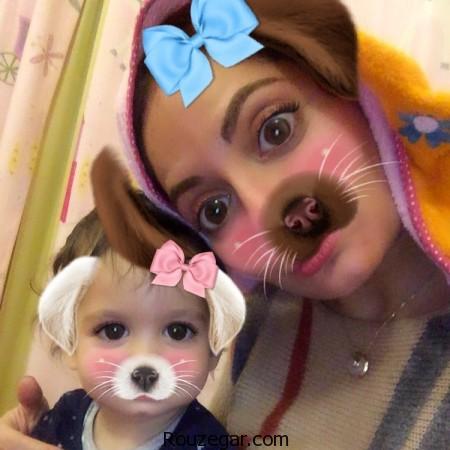 مهناز افشار و دخترش لیا,مهناز افشار ,عکس جالب و بانمک مهناز افشار