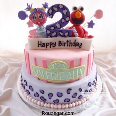عکس کیک تولد دخترانه عروسکی ، کیک تولد فانتزی