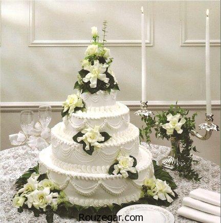 مدل کیک عروسی، مدل کیک عروسی جدید، مدل کیک عروسی با گل، مدل کیک عروسی 2017