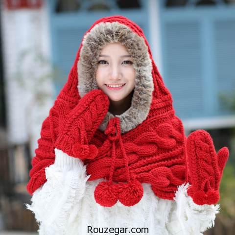 مدل شال و کلاه بافتنی دخترانه، مدل شال و کلاه بافتنی، مدل شال و کلاه بافتنی دخترانه جدید، مدل شال و کلاه بافتنی دخترانه 2017