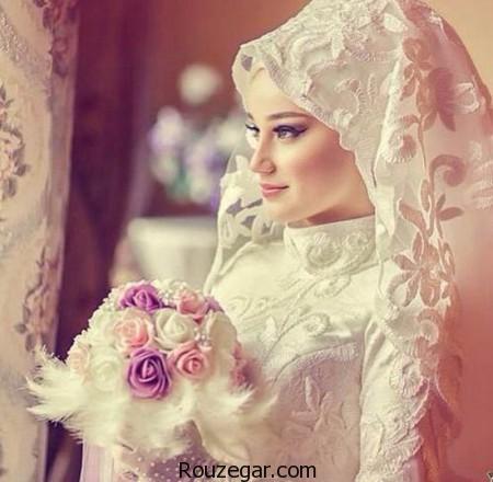مدل لباس عروس باحجاب، مدل لباس عروس پوشیده، مدل لباس عروس باحجاب 2017، مدل لباس عروس پوشیده جدید