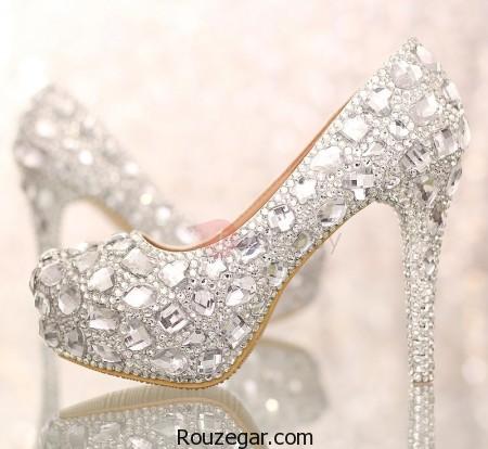  مدل کفش عروس،  مدل کفش عروس پاشنه بلند، مدل کفش عروس شیک، مدل کفش عروس 2017  
