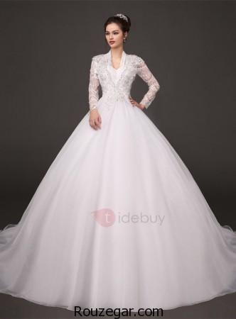 مدل لباس عروس پوشیده،مدل لباس عروس ، مدل لباس عروس پوشیده 2017