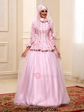 مدل لباس نامزدی پوشیده،مدل لباس نامزدی پوشیده 2017، مدل لباس نامزدی پوشیده پرنسسی 