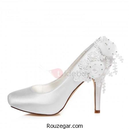  مدل کفش عروس 2017 ،  مدل کفش عروس،  مدل کفش عروس تخت،  مدل کفش عروس پاشنه بلند