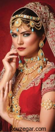 مدل سرویس طلا عروس هندی، مدل سرویس طلا هندی، مدل سرویس طلا هندی 2017