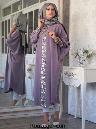  مدل مانتو خفاشی،  مدل مانتو خفاشی بلند،  مدل مانتو خفاشی 2917