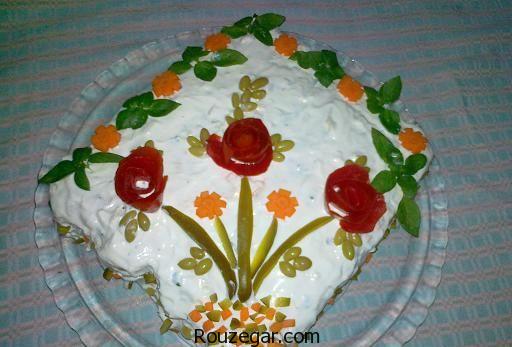 تزيين سالاد ماکارونی,تزیین سالاد ماکارونی قالبی,تزیین سالاد ماکارونی برای جشن تولد,مواد سالاد ماکارونی,تزیین سالاد ماکارونی با کالباس,تزیین سالاد ماکارونی و الویه,تزیین ماکارونی شکل دار,تزیین سالاد اندونزی با کلم,تزیین سالاد الویه لقمه ای