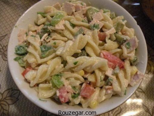 تزيين سالاد ماکارونی,تزیین سالاد ماکارونی قالبی,تزیین سالاد ماکارونی برای جشن تولد,مواد سالاد ماکارونی,تزیین سالاد ماکارونی با کالباس,تزیین سالاد ماکارونی و الویه,تزیین ماکارونی شکل دار,تزیین سالاد اندونزی با کلم,تزیین سالاد الویه لقمه ای