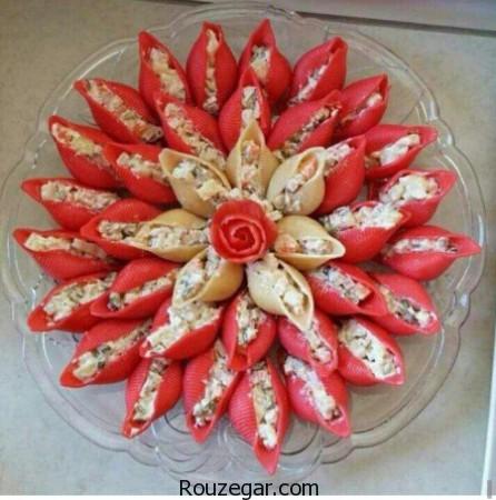 تزيين سالاد ماکارونی,تزیین سالاد ماکارونی قالبی,تزیین سالاد ماکارونی برای جشن تولد,مواد سالاد ماکارونی,تزیین سالاد ماکارونی با کالباس,تزیین سالاد ماکارونی و الویه,تزیین ماکارونی شکل دار,تزیین سالاد اندونزی با کلم,تزیین سالاد الویه لقمه ای