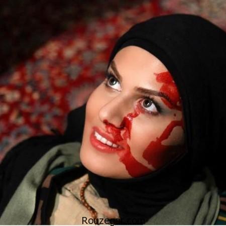 عکس دیده نشده رز رضوی , رز رضوی ,رز رضوی سر صحنه فیلم جدیدش