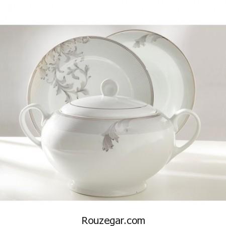 ظروف غذاخوری چینی زرین، ظروف چینی زرین، سرویس غذاخوری چینی زرین، چینی زرین