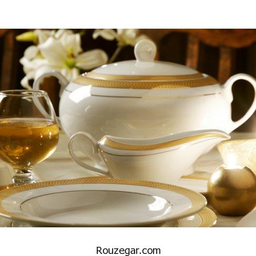 ظروف غذاخوری چینی زرین، ظروف چینی زرین، سرویس غذاخوری چینی زرین، چینی زرین