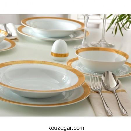ظروف غذاخوری چینی زرین، ظروف چینی زرین، سرویس غذاخوری چینی زرین، چینی زرین