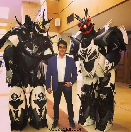 پوریا پورسرخ,عکس جالب پوریا پورسرخ درکنار مرد آهن ربا,پوریا پورسرخ درکنار مرد آهن ربا,