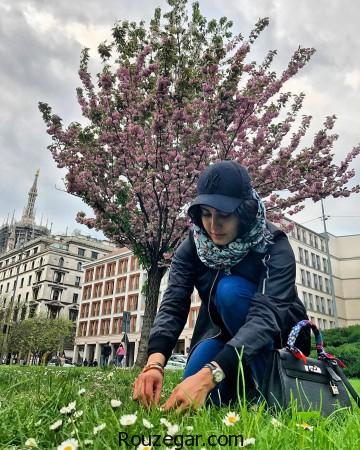 سبزه گره زدن الناز شاکردوست در سال 1396,سبزه گره زدن الناز شاکردوست,الناز شاکردوست,