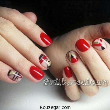 طراحی ناخن جدید 2017