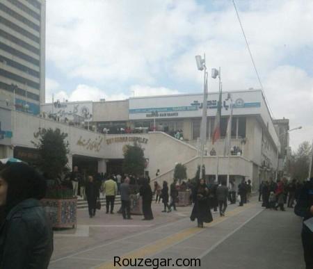 آثار زلزله ی مشهد و خسارت به بازار رضای مشهد