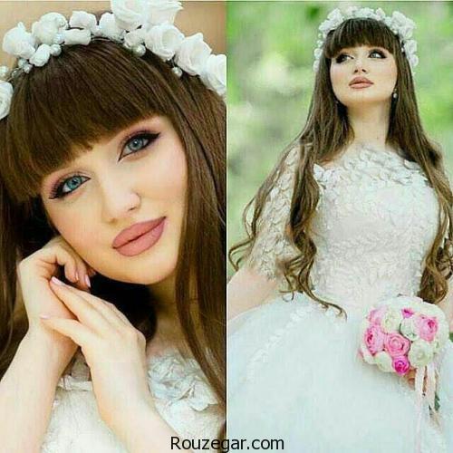 مدل موی چتری دخترانه برای عروسی
