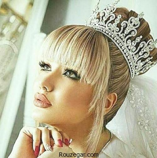 مدل مو چتری دخترانه برای عروسی