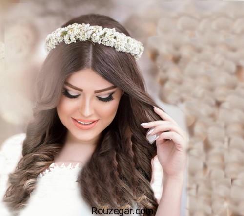 مدل موهای باز دخترانه برای عروسی