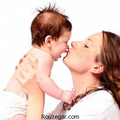 کاهش استرس کودکان با بوسیدن