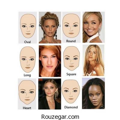 مدلهای مختلف مو برای فرم صورت