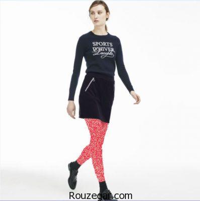 جدیدترین مدلهای دامن و پیراهن برند لاکوسته Lacoste 2017