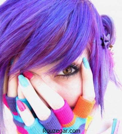 گالری مدلهای رنگ موی فانتزی برای دختران جوان 2017 + عکس،رنگ مو فانتزی بدون دکلره،رنگ موی فانتزی برای پوست سبزه،رنگ مو فانتزی بنفش،رنگ موی فانتزی ابی،هایلایت سرمه ای روی موی مشکی،رنگ موی فانتزی صورتی،رنگ فانتزی،خرید رنگ مو فانتزی