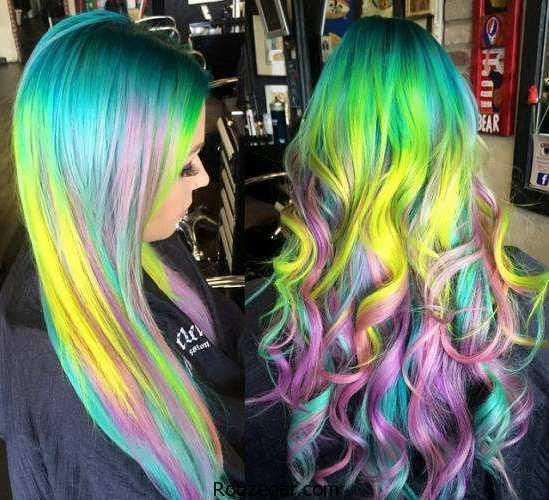 گالری مدلهای رنگ موی فانتزی برای دختران جوان 2017 + عکس،رنگ مو فانتزی بدون دکلره،رنگ موی فانتزی برای پوست سبزه،رنگ مو فانتزی بنفش،رنگ موی فانتزی ابی،هایلایت سرمه ای روی موی مشکی،رنگ موی فانتزی صورتی،رنگ فانتزی،خرید رنگ مو فانتزی