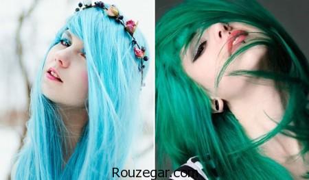 گالری مدلهای رنگ موی فانتزی برای دختران جوان 2017 + عکس،رنگ مو فانتزی بدون دکلره،رنگ موی فانتزی برای پوست سبزه،رنگ مو فانتزی بنفش،رنگ موی فانتزی ابی،هایلایت سرمه ای روی موی مشکی،رنگ موی فانتزی صورتی،رنگ فانتزی،خرید رنگ مو فانتزی