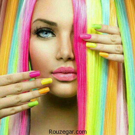 گالری مدلهای رنگ موی فانتزی برای دختران جوان 2017 + عکس،رنگ مو فانتزی بدون دکلره،رنگ موی فانتزی برای پوست سبزه،رنگ مو فانتزی بنفش،رنگ موی فانتزی ابی،هایلایت سرمه ای روی موی مشکی،رنگ موی فانتزی صورتی،رنگ فانتزی،خرید رنگ مو فانتزی