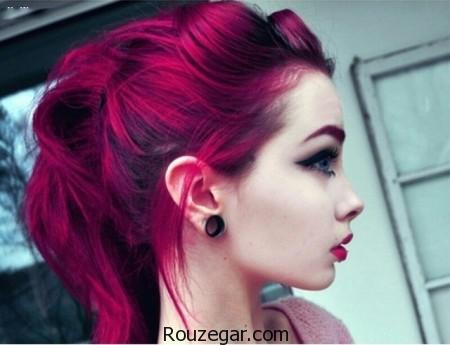 گالری مدلهای رنگ موی فانتزی برای دختران جوان 2017 + عکس،رنگ مو فانتزی بدون دکلره،رنگ موی فانتزی برای پوست سبزه،رنگ مو فانتزی بنفش،رنگ موی فانتزی ابی،هایلایت سرمه ای روی موی مشکی،رنگ موی فانتزی صورتی،رنگ فانتزی،خرید رنگ مو فانتزی