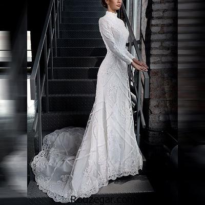 ژورنال جدیدترین و شیک ترین مدل لباس عروس  پوشیده 2017