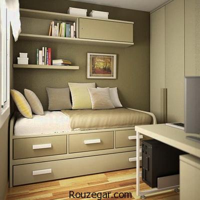 راهکارهایی برای جا دادن وسایل در اتاق کوچک