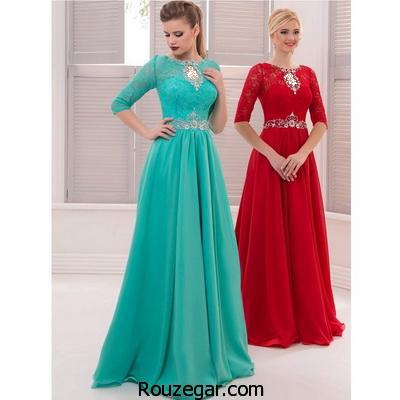 ‎18 مدل لباس مجلسی بلند 2017