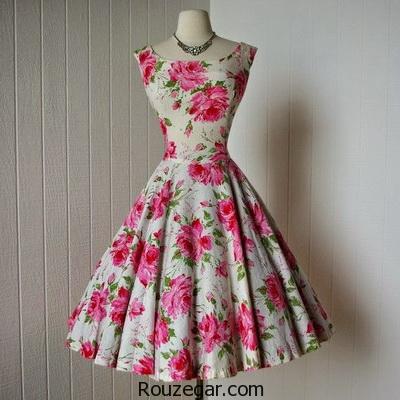 ‎مدل پیراهن گلدار کوتاه زنانه 2017