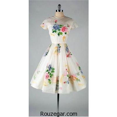 ‎مدل پیراهن گلدار کوتاه زنانه 2017