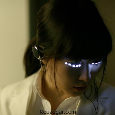 مژه های مصنوعی نورانی و درخشان LED
