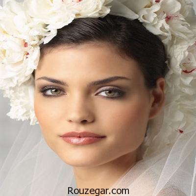 مدل آرایش عروس اروپایی