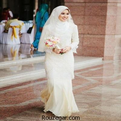 مدل لباس عروس پوشیده اسلامی