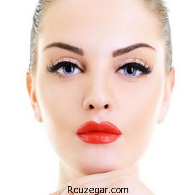 ‎آرایش رژ لب قرمز با لباس مناسب آن