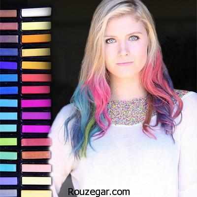 ‎نکاتی درباره رنگ موهای موقت