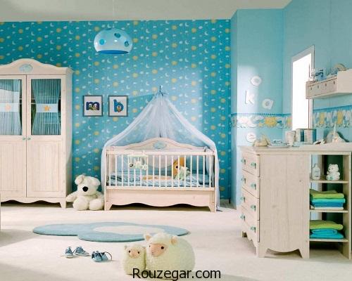 مجموعه جدیدترین و شیک ترین مدل تخت و کمد نوزاد | عکس مدل سیسمونی و سرویس خواب