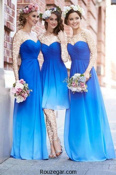 ژورنال زیباترین و شیک ترین مدل لباس ساقدوش عروس 2017،1396