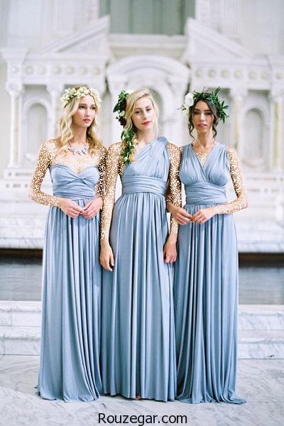 ژورنال زیباترین و شیک ترین مدل لباس ساقدوش عروس 2017،1396