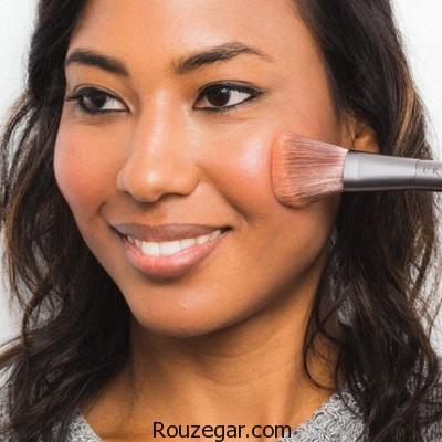 ‎آموزش استفاده از رژ گونه برای هر فرم صورت